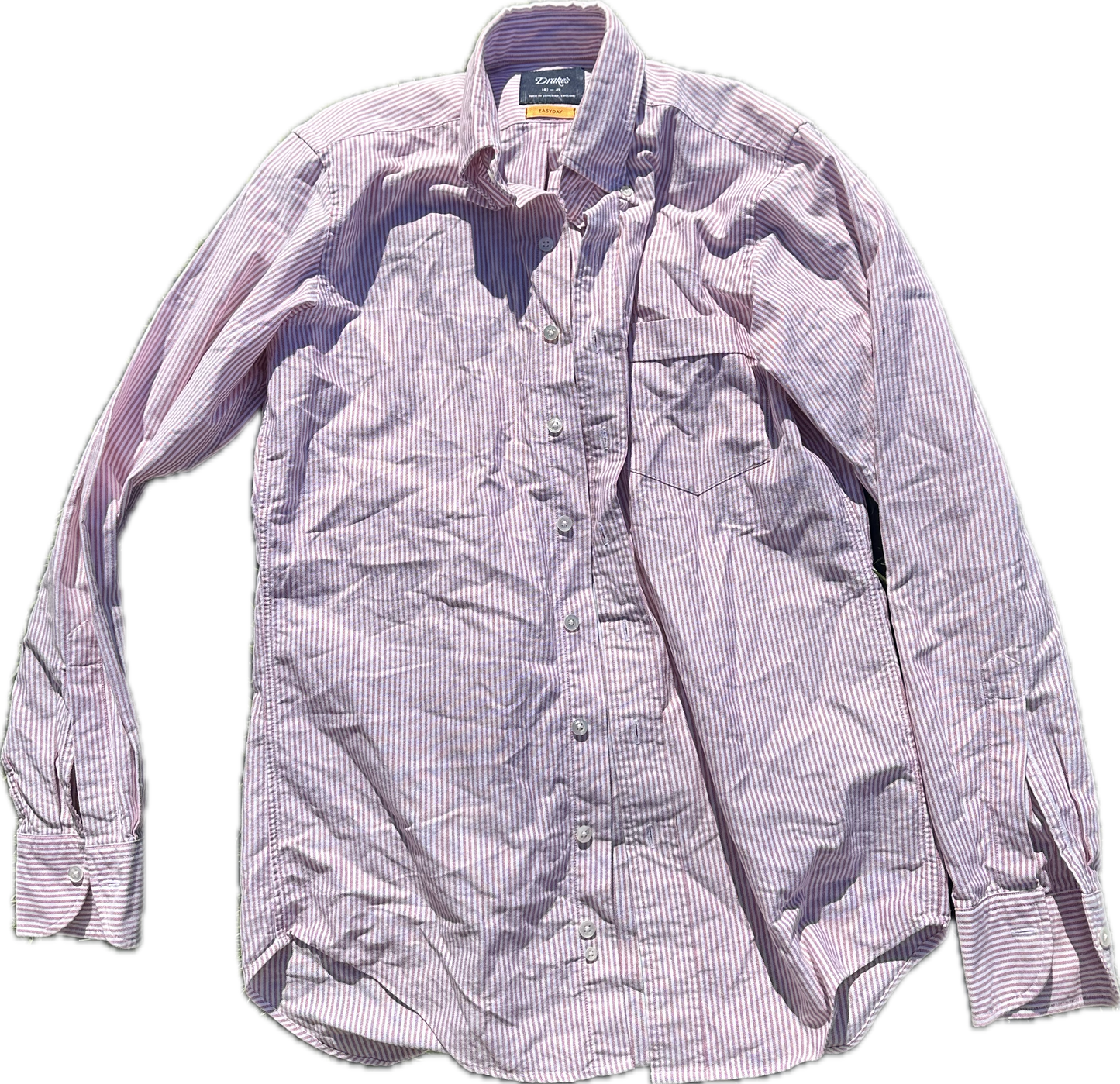 THE GENTLEMEN: Lord George's DRAKES Long sleeve Shirt (15.5)