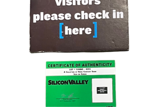 Silicon Valley: Hooli Visitor Sign