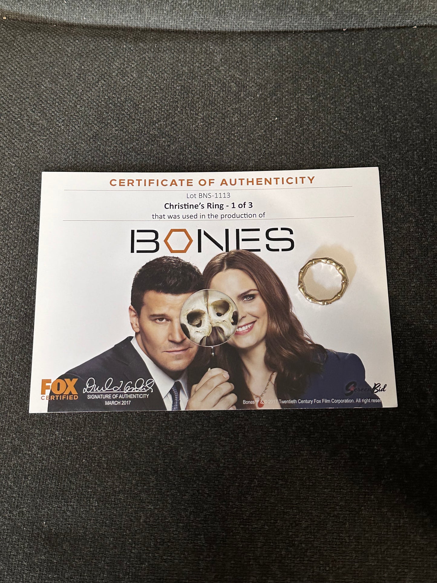 BONES: Christine’s Ring