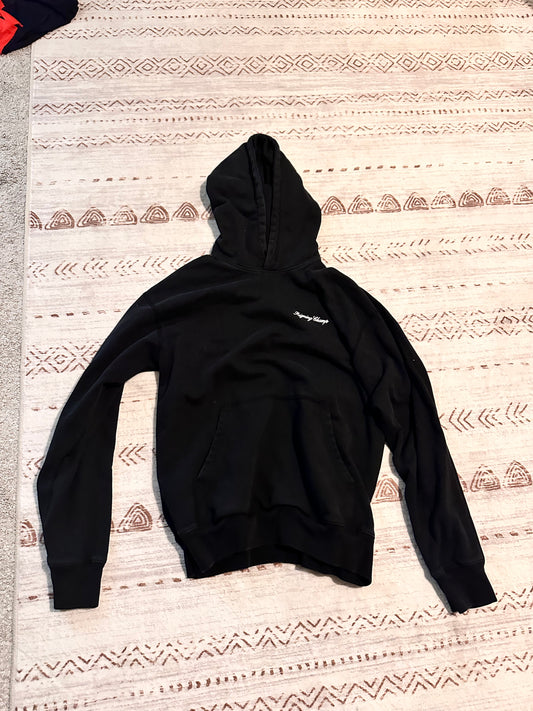 BALLERS: Ricky’s REIGNING CHAMP fitted Black Hoodie (M)