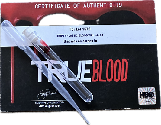 TRUE BLOOD:  Sookie’s Vampire HERO Blood Vile Containers