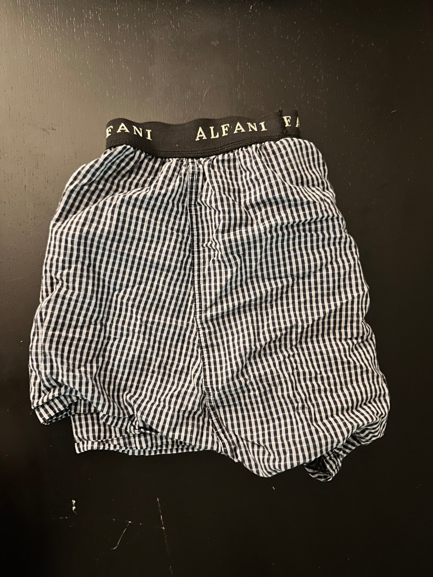 SILICON VALLEY: Erlich's Light Blue Plaid Alfani Boxers