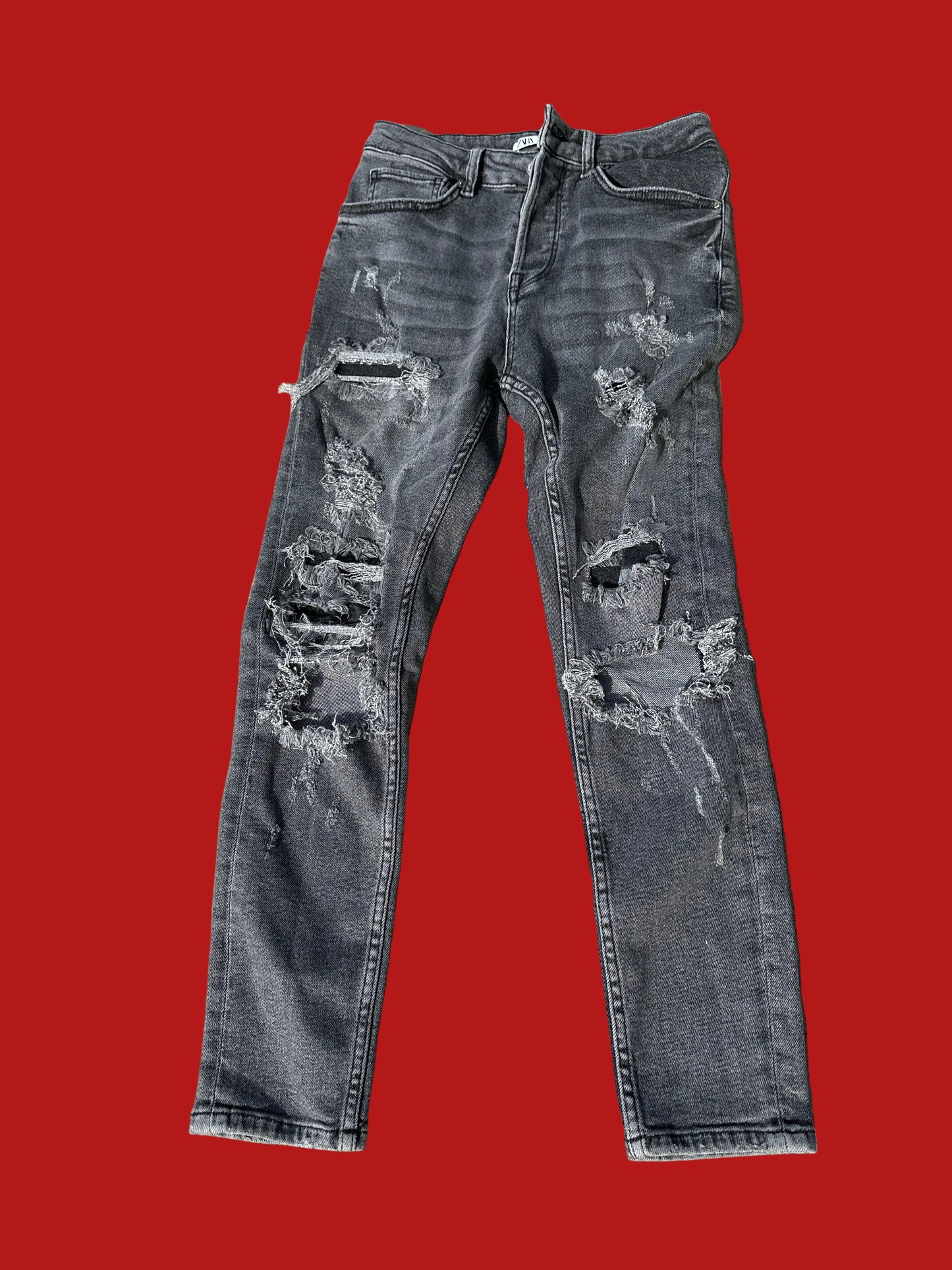 SOA: Gemma's HERO ZARA Black Denim Jeans (S)