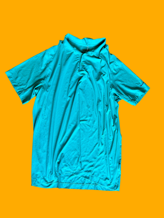 Ballers: Charles' NIKE Golf Polo green Short sleeve Shirt (XXL)