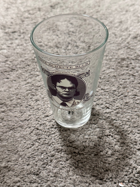 The Office: Dwight Schrute Production provided OFFICIALLY LICENSED Beer Pint Glass