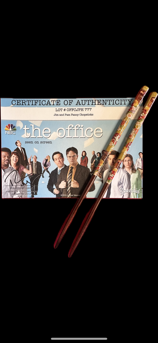 THE OFFICE: Jim and Pam’s Fancy Chopsticks