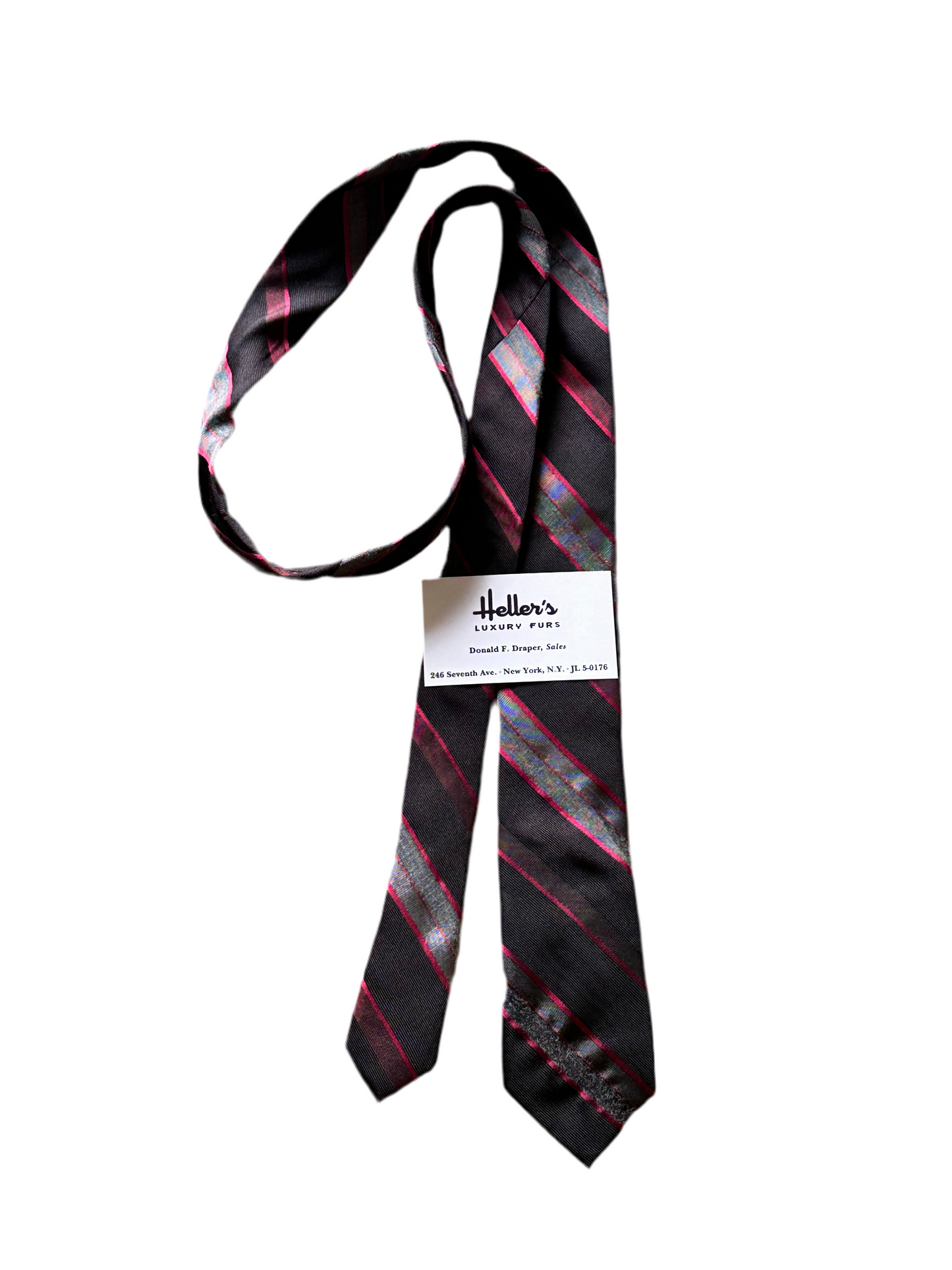 MAD MEN: Don Draper’s Necktie and Business Card