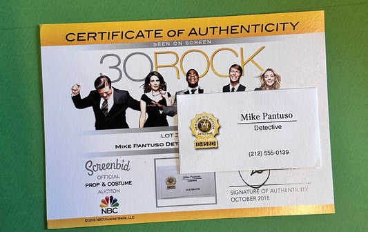 30 Rock: Mike Pantuso Detective Business Cards