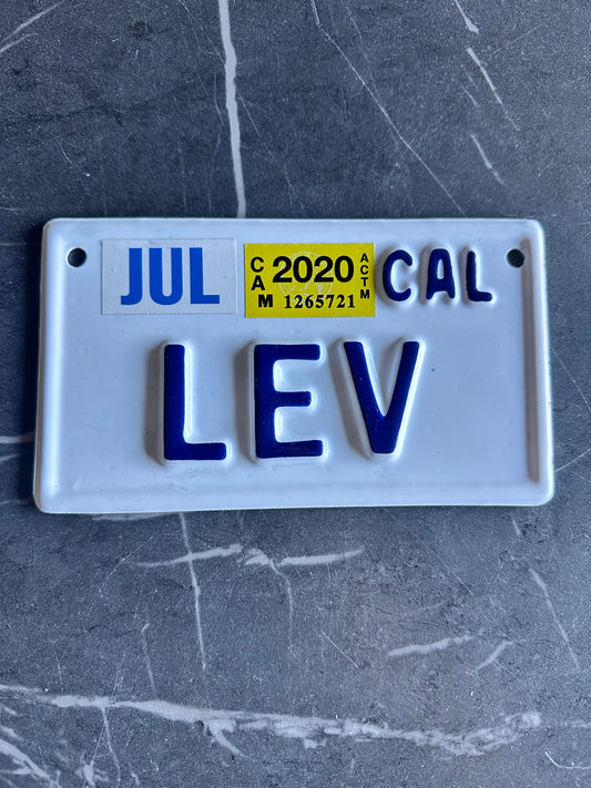 BALLERS: Spencer LEV Rhinos esports team theme Motorcycle Plate