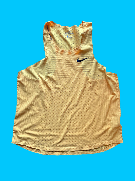BALLERS: Ricky's Nike Athletic yellow tank top Shirt (M)