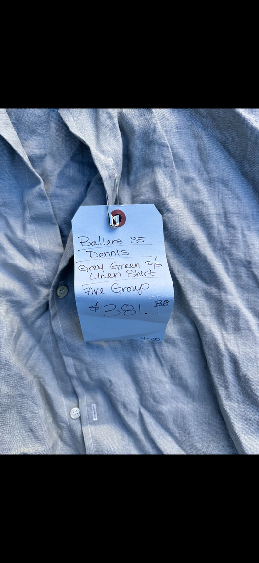 Ballers: Denis’ Season 5 Linen Short Sleeve Shirt