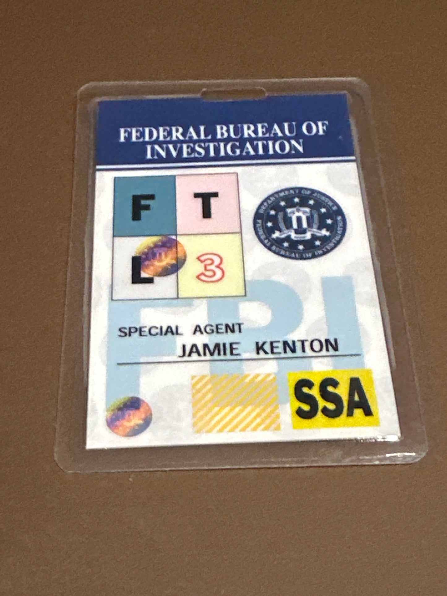 BONES: Key Cast HERO Special Agent FBI Badges
