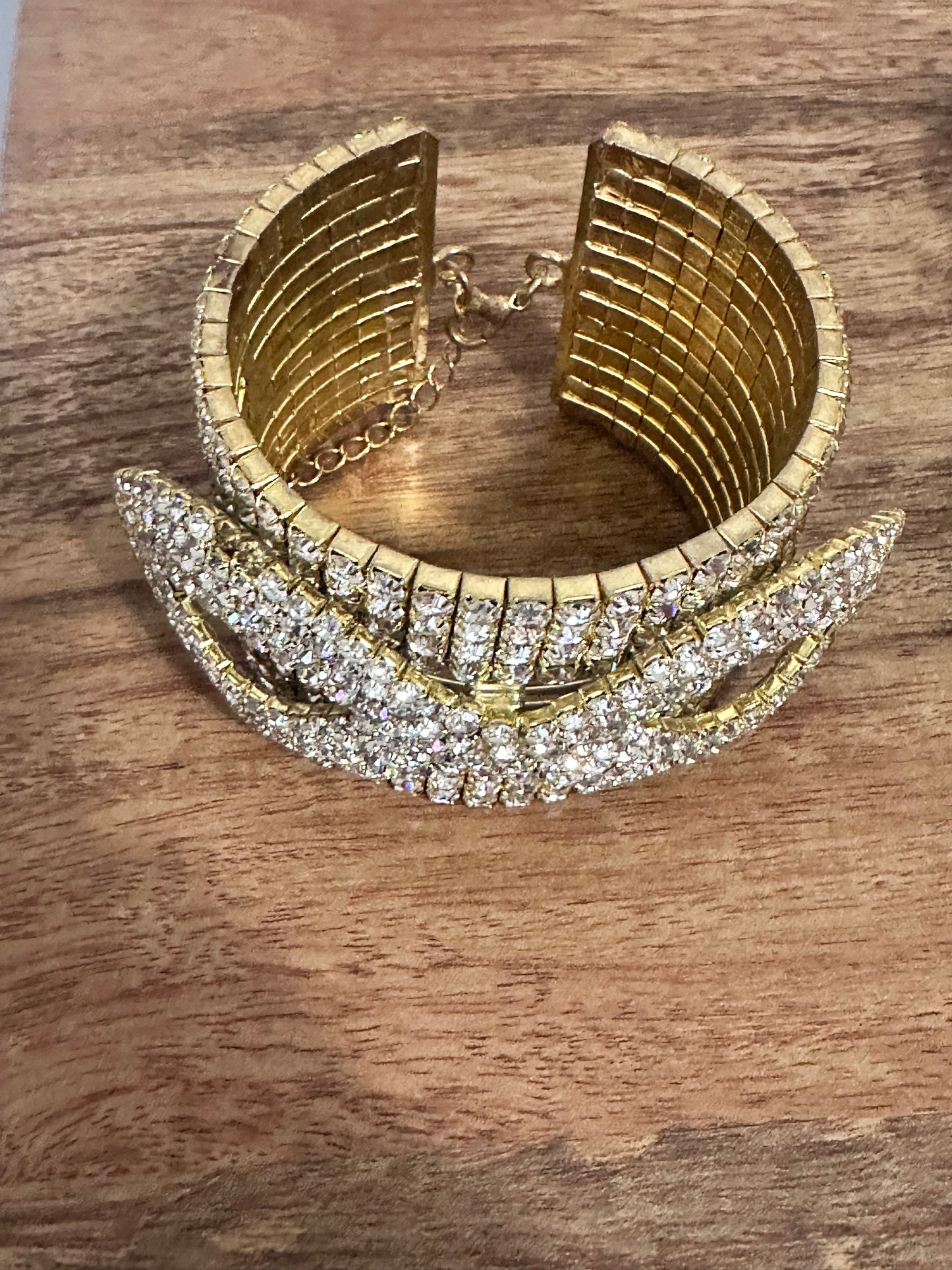 EMPIRE: Cookie's Gold and Diamond Mardi Gras Mask Bracelet