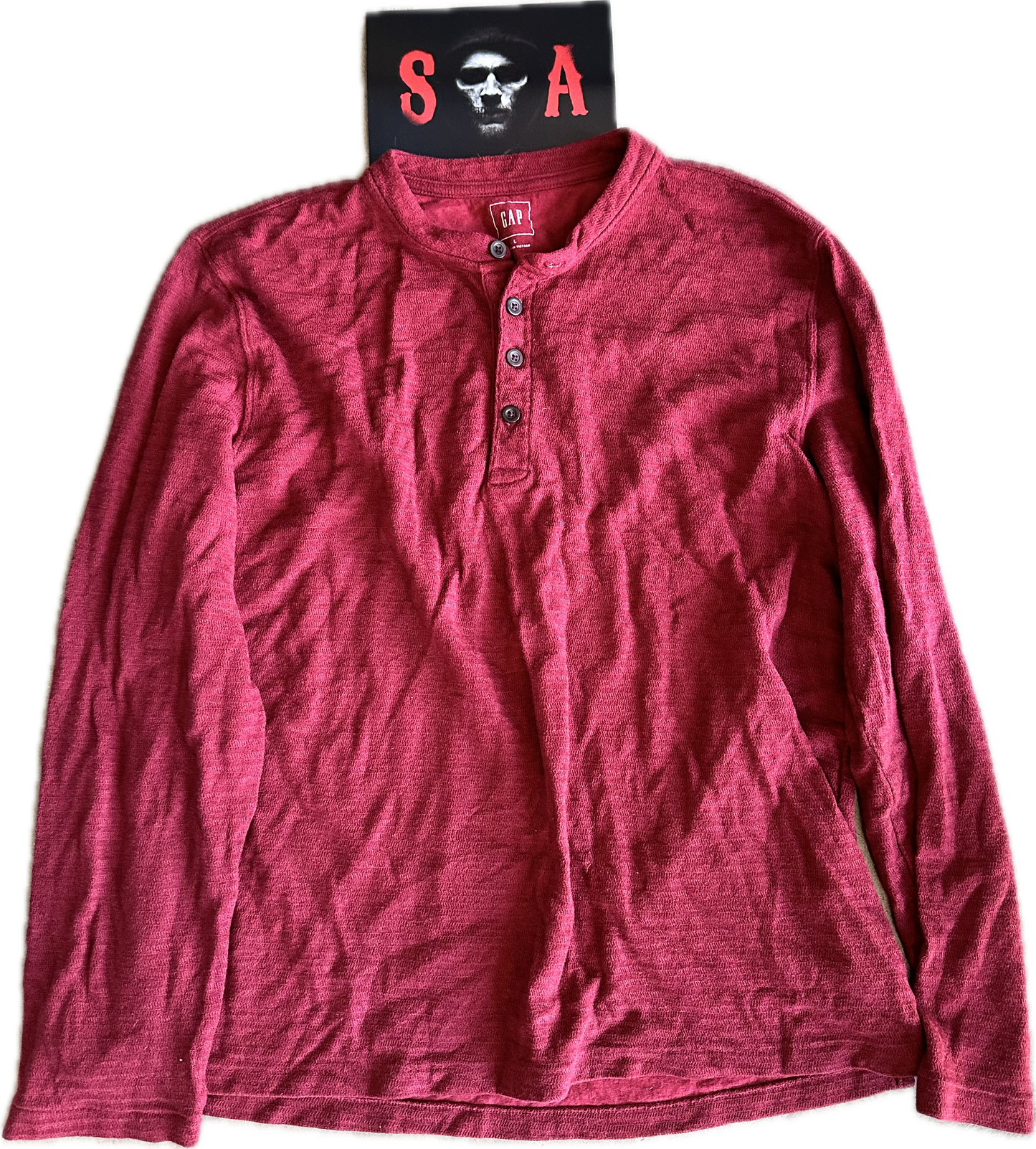 SOA: Chibs Red Pullover Shirt (L)