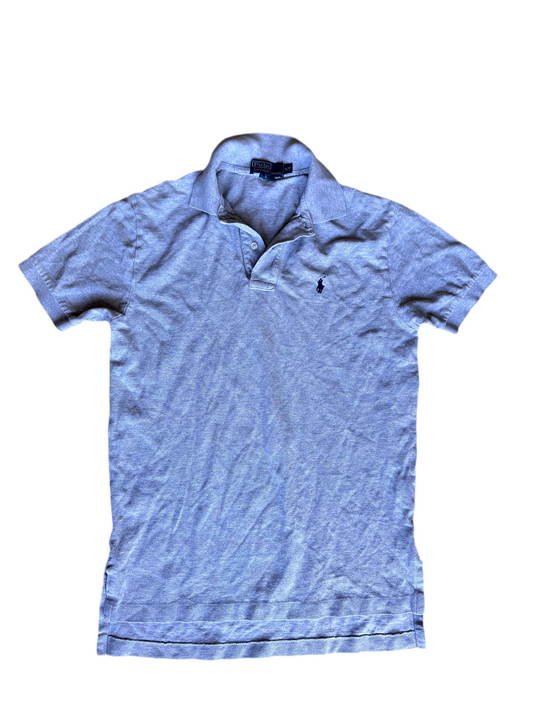 BONES: Hodgin’s Grey Ralph Lauren Polo Shirt