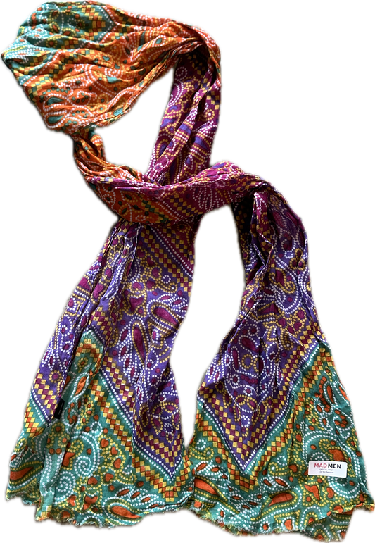 MAD MEN: Sally Draper Deco Vintage Scarf