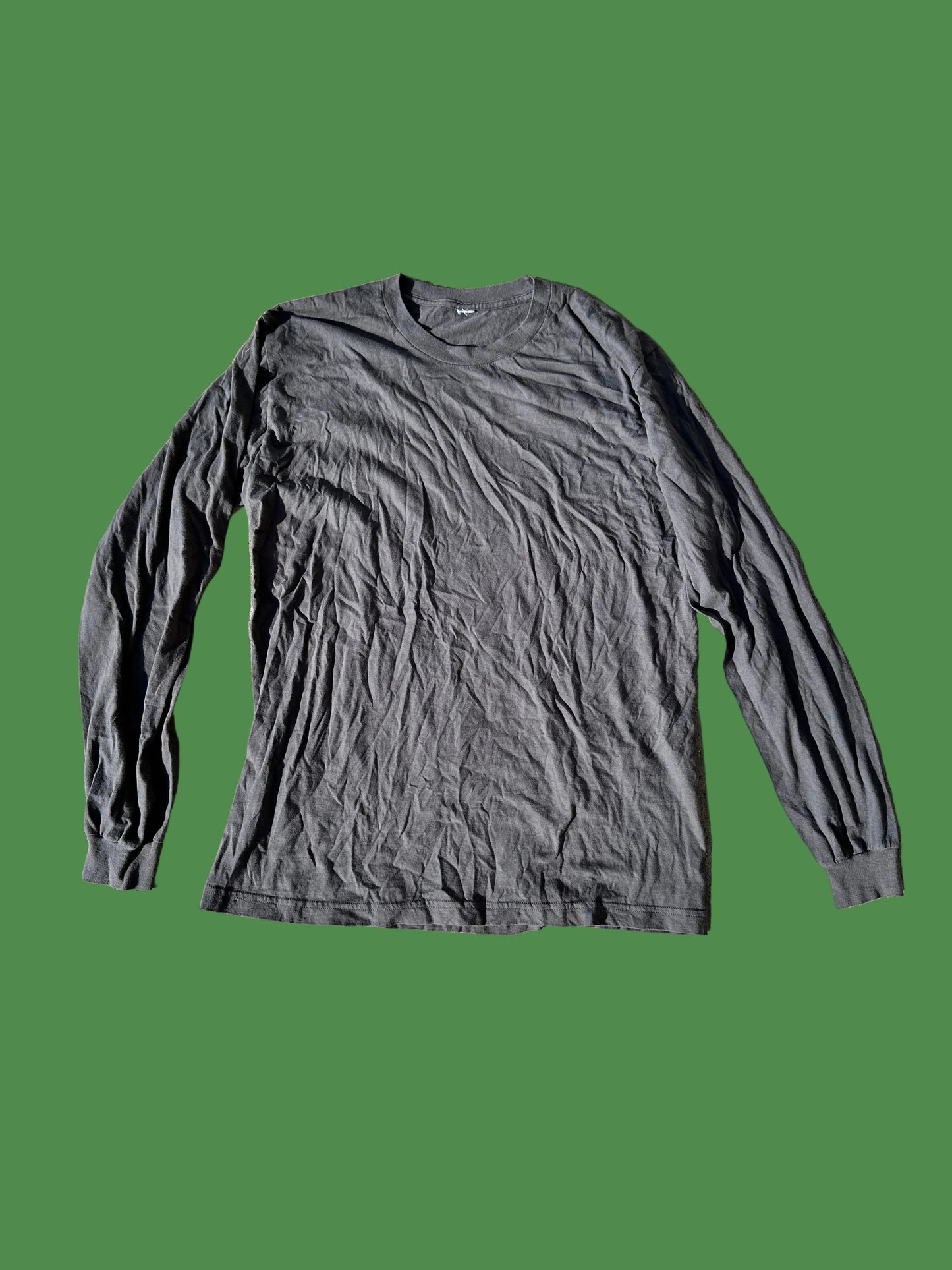 BREAKING BAD: Jesse Pinkman oversized ALTERNATIVE Cotton Long sleeve Charcoal Shirt (L)