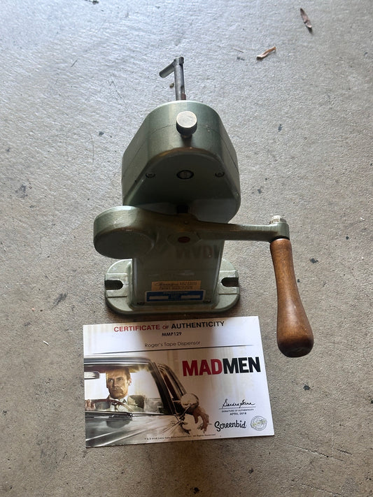 MAD MEN: Roger's Vintage Film Tape Dispenser