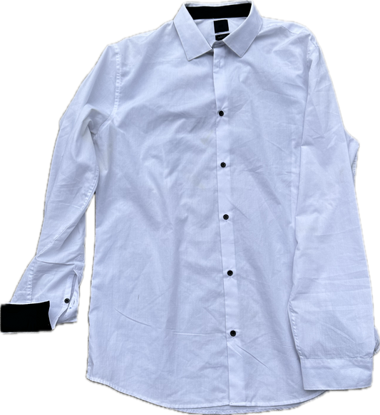 JUSTIFIED: Raylan's H&M white LS Shirt (16.5)