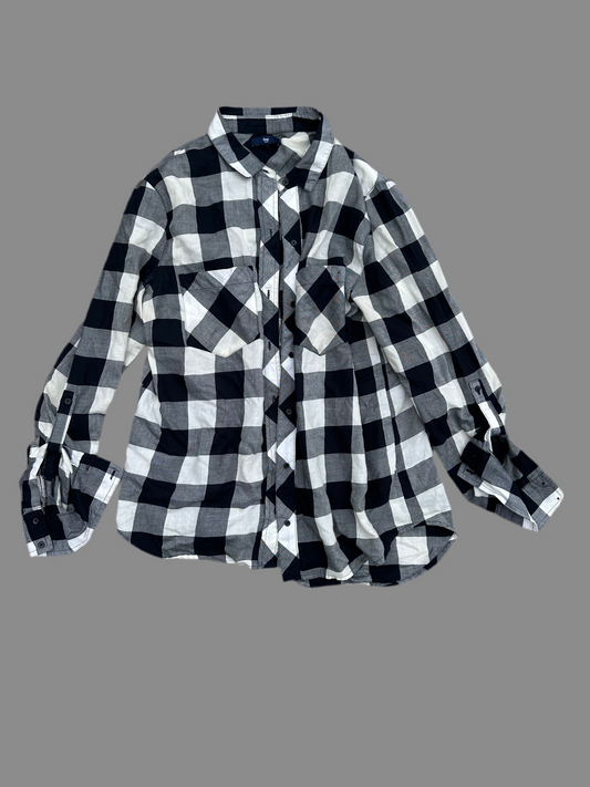 SOA: Gemma's HERO GAP Blue Plaid Flannel Shirt (M)