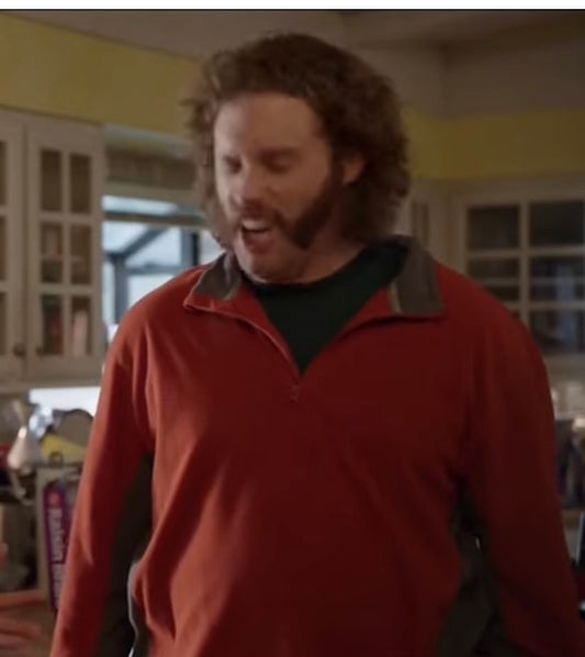 SILICON VALLEY: Erlich's HERO NordicTrack Orange Pullover Fleece (XXL) from Episode 404