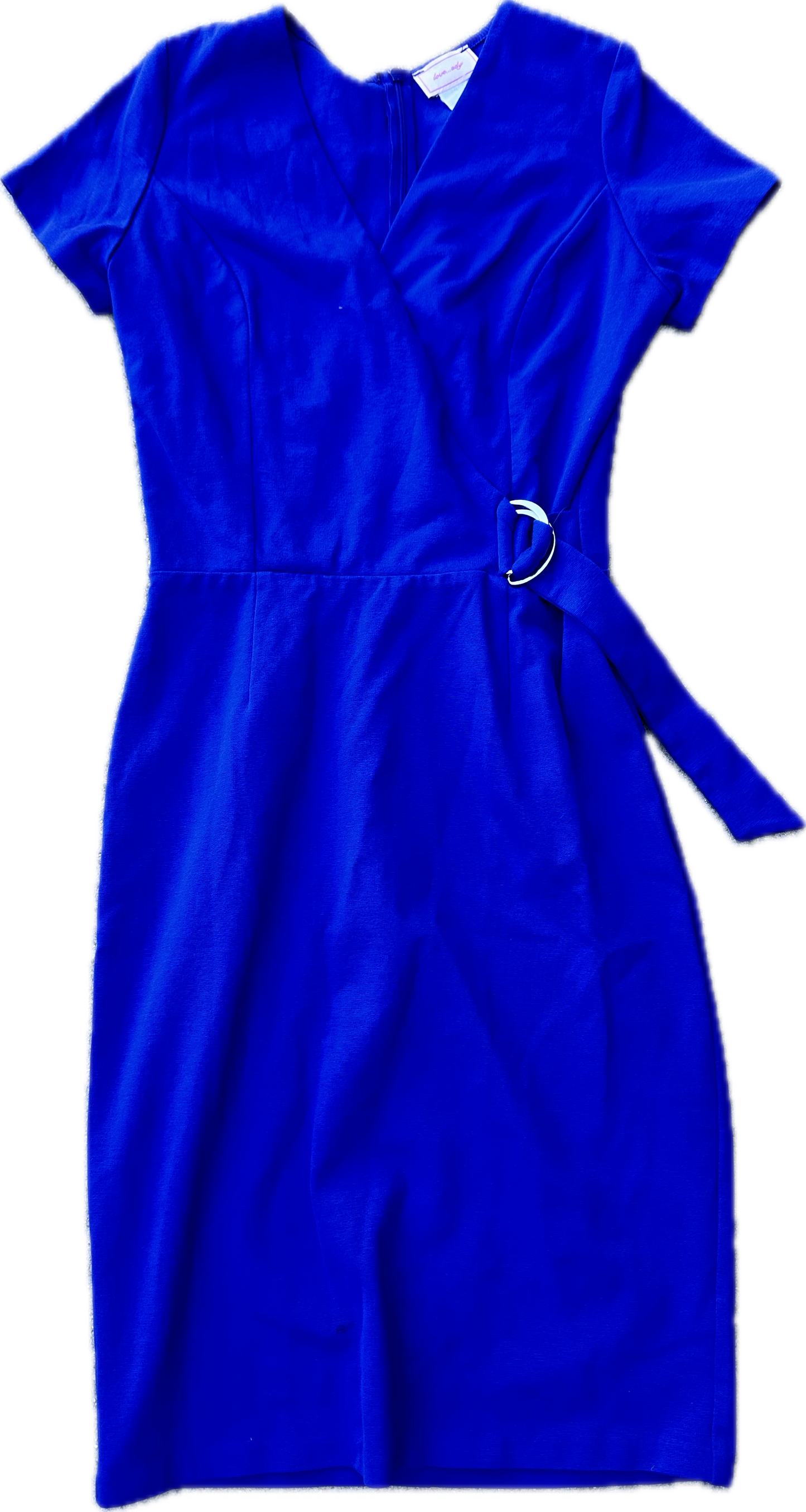 PARKS AND RECREATION: Leslie’s Designer Blue Belt Dress Seen on Screen