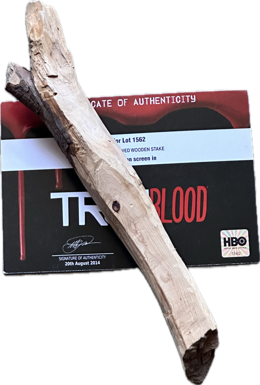 TRUE BLOOD: Bill Compton's faux rubber Wood Stake Prop