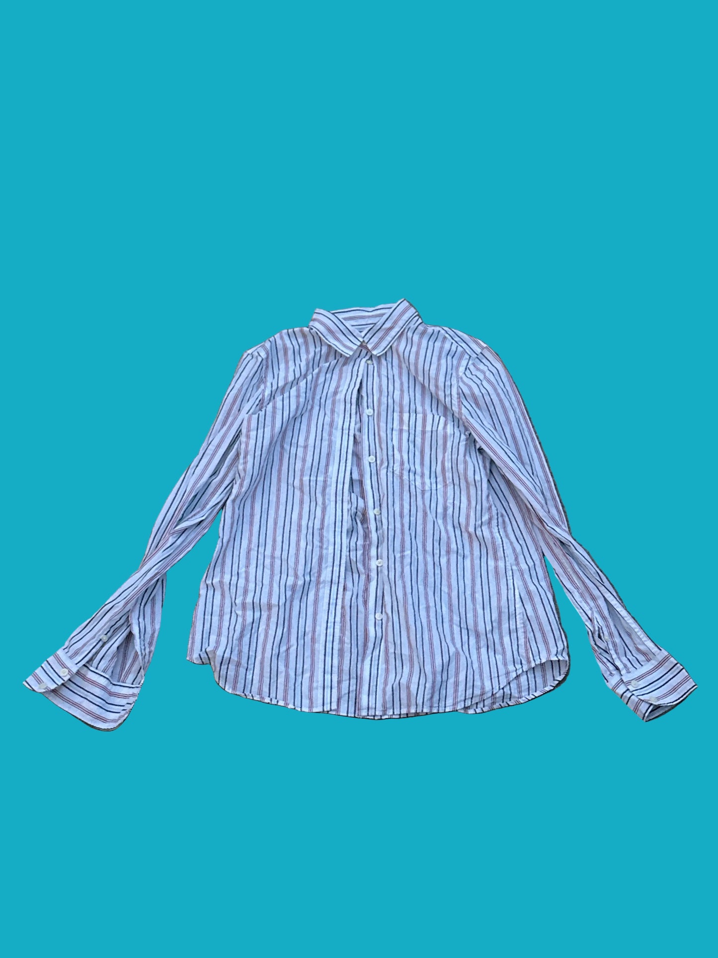 THE OFFICE: Pam Beesley's HERO Gap Button LS Shirt (S)