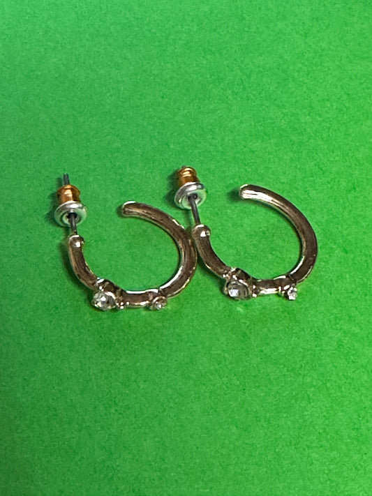 BREAKING BAD: Lydia’s HERO silver and faux diamond hoop Earrings