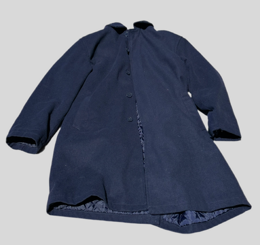 THE OFFICE: Jim Halpert’s HERO Navy Blue Wool Winter Jacket (L)