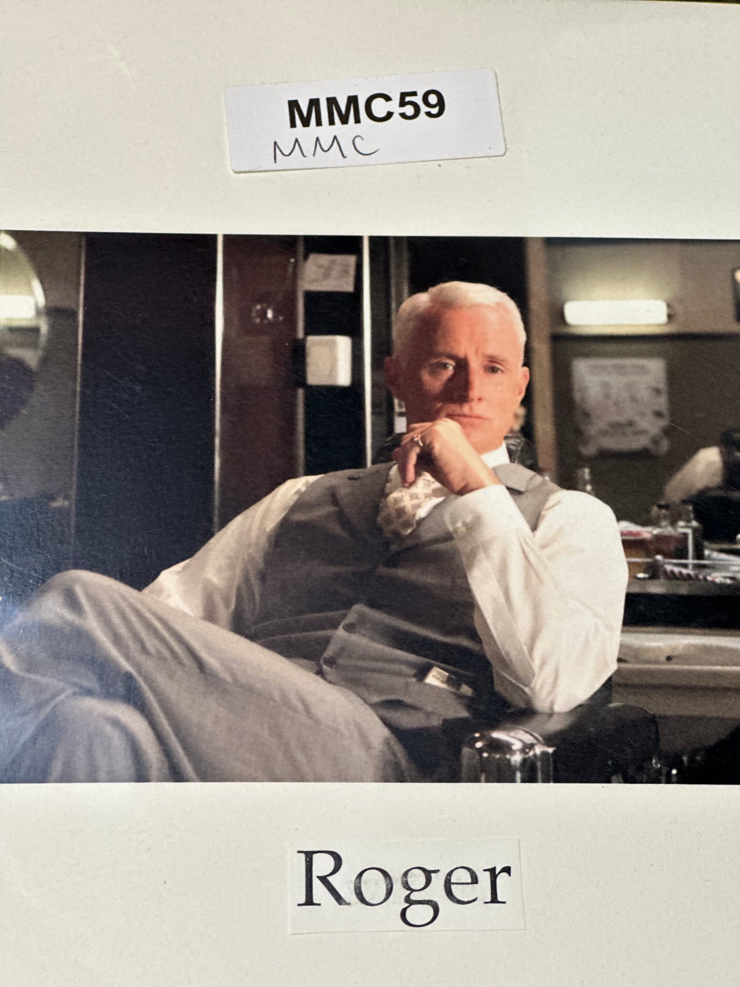 Mad Men:Roger Sterling Writers Room Character Headshot