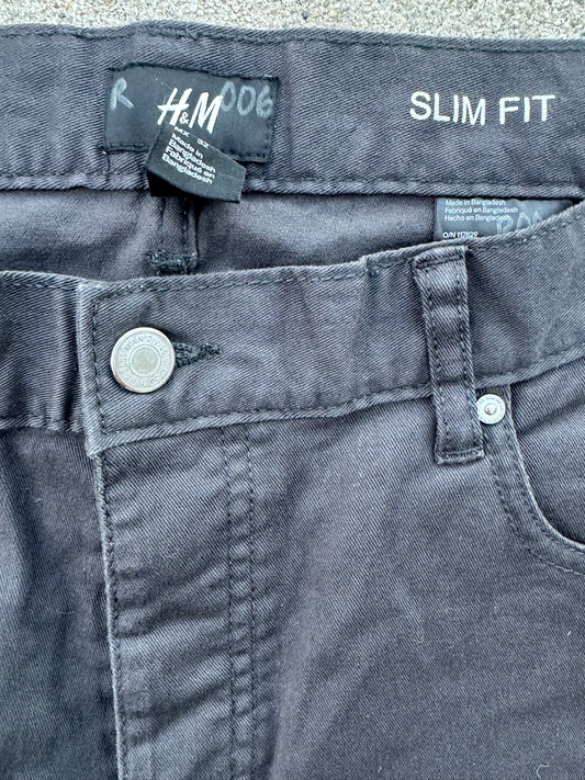 SILICON VALLEY: Richard's H&M Black Denim Jeans from Episode 4 (32x30)