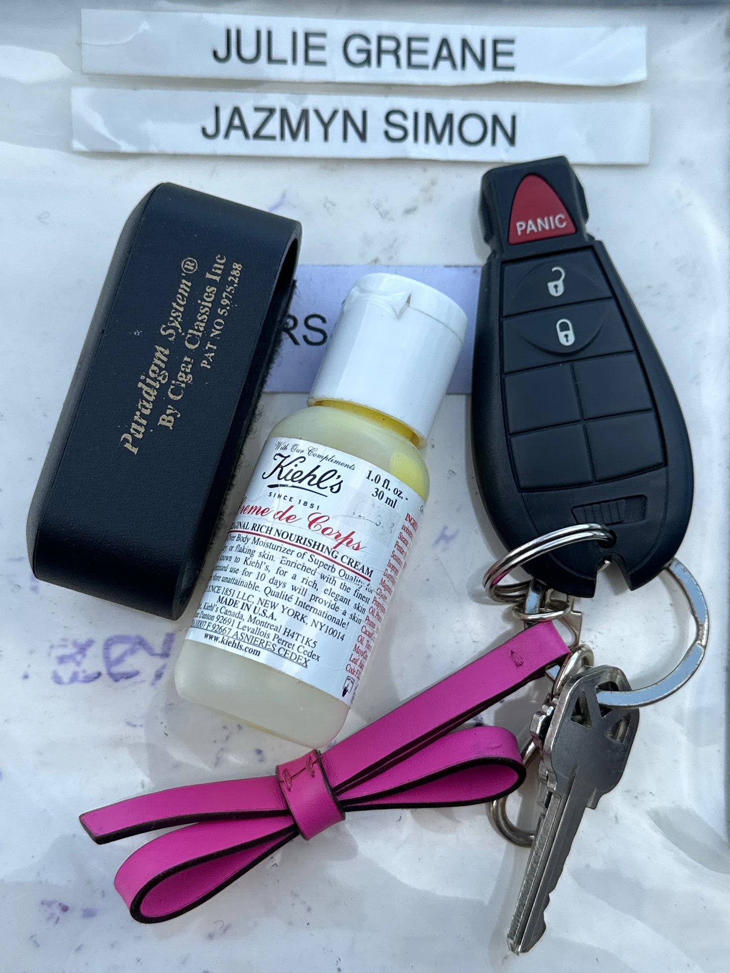 BALLERS: Julie’s HERO Misc Props and Jeep Keys