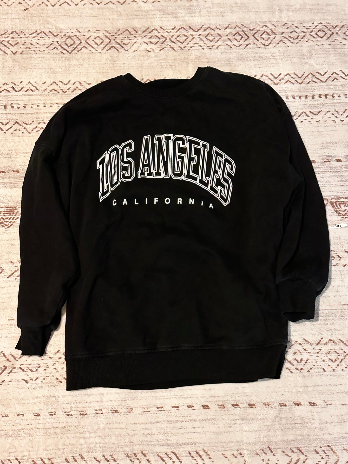 BALLERS: TTD's LOS ANGELES CA Black Crewneck (XL)