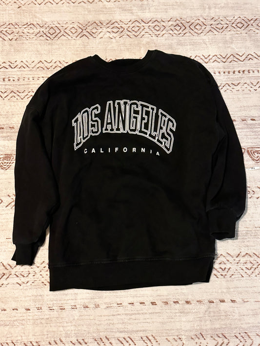 BALLERS: TTD's LOS ANGELES CA Black Crewneck (XL)