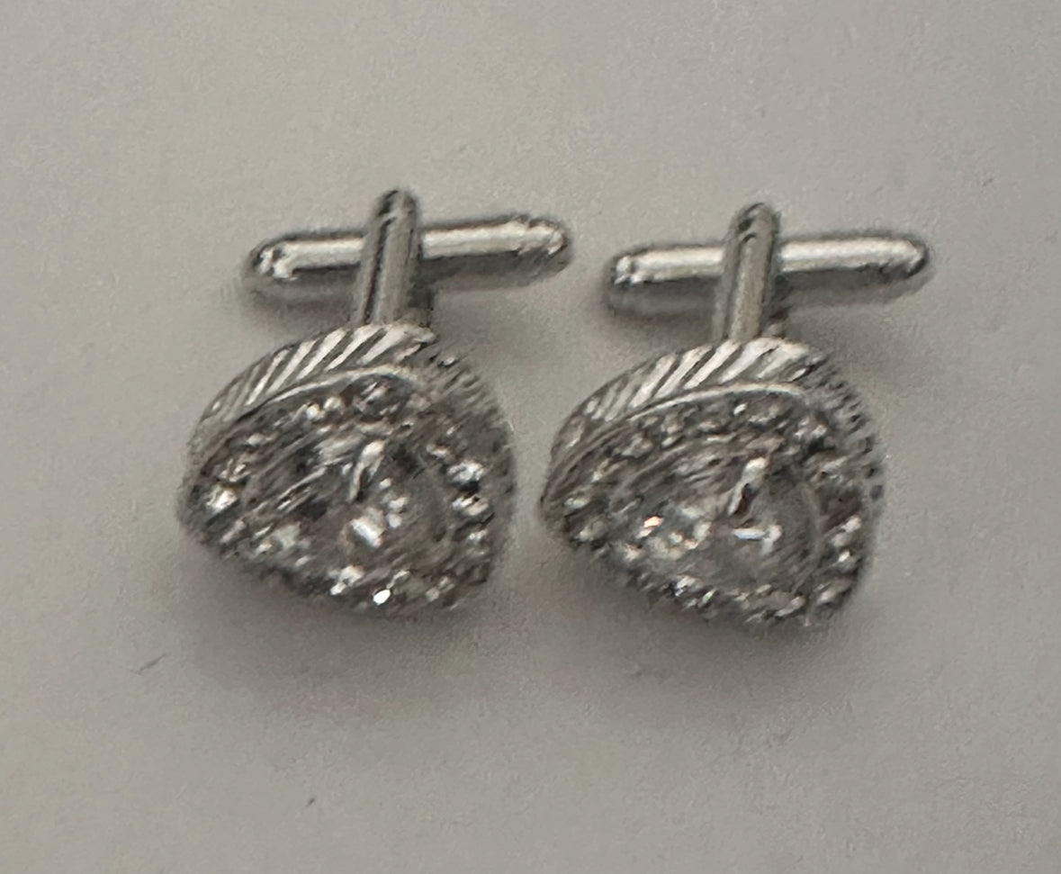 30 ROCK: Jack Donaghy HERO Silver Cufflinks