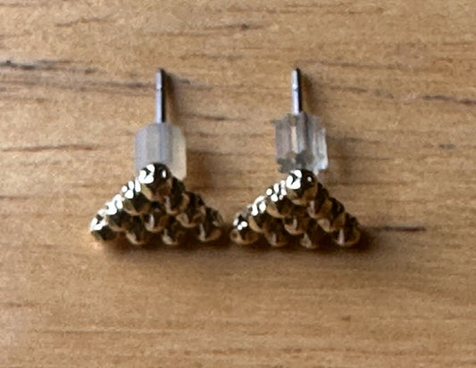 NEW GIRL: Jessica Day Gold Triangle Earrings