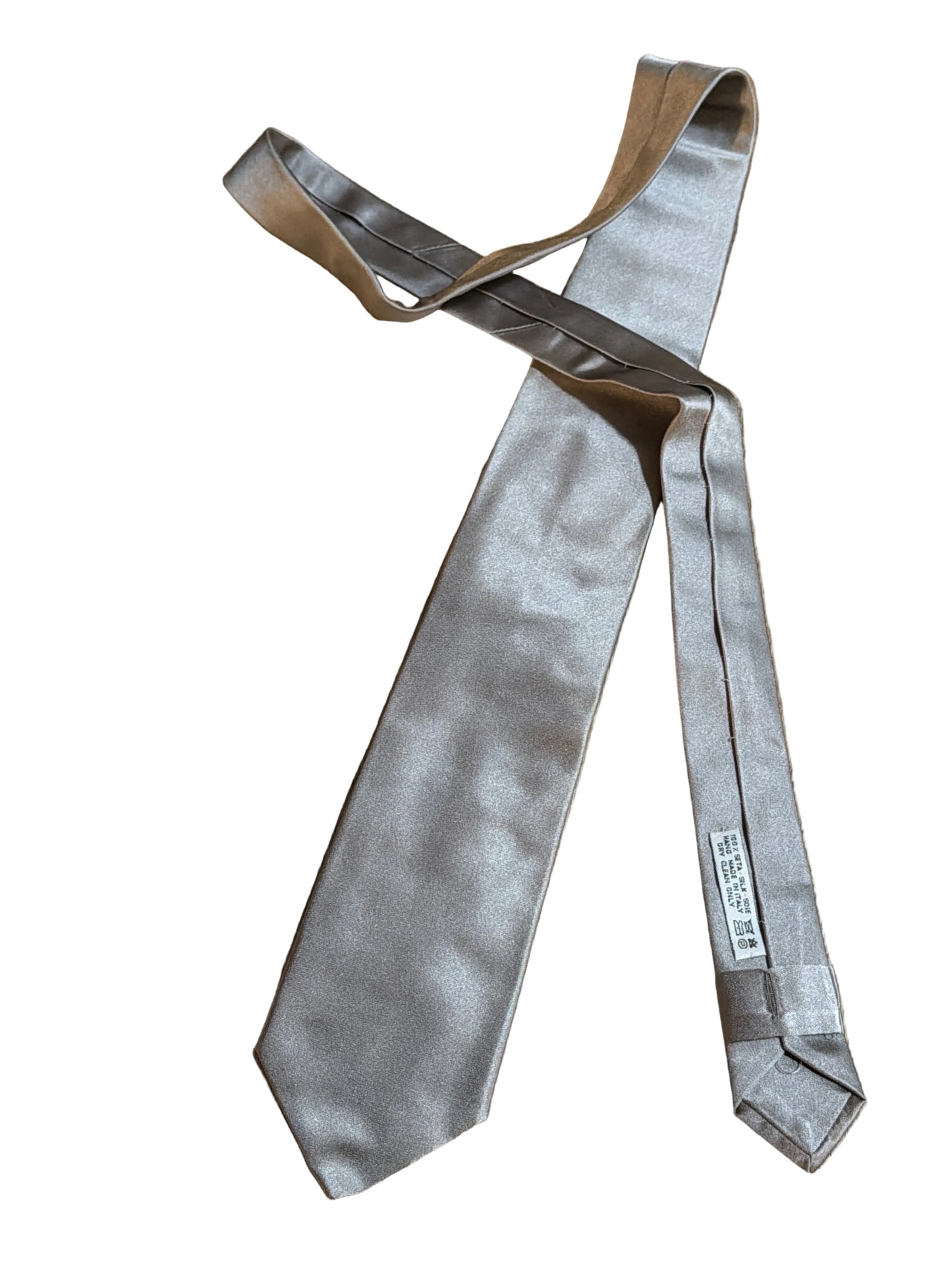 THE OFFICE: Jim’s Neiman Marcus Silver Silk Necktie