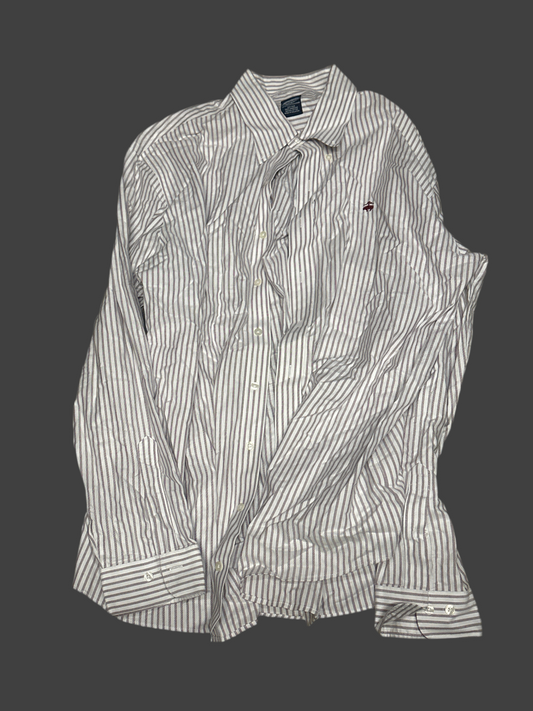 BALLERS: Spencer's BROOKS BROTHERS LS button collar Shirt (2XLT)