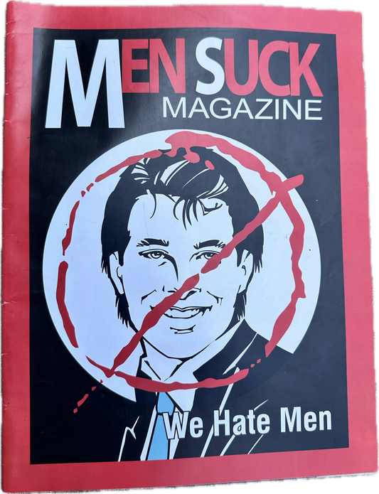 CRAZY EX GIRLFRIEND: Rachel Bloom’s “Men Suck” Custom Magazine front and Back Prop