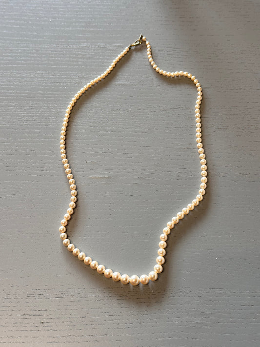 MAD MEN: Joan Harris' Vintage White Pearl Necklace