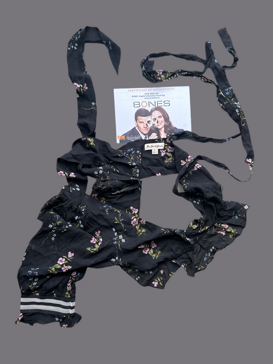 BONES: Angela's Sleevelss Floral Top (S)