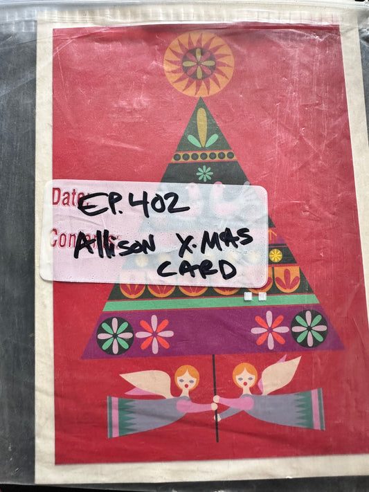 Dr Ken: Allison’s Episode 402 Christmas Card