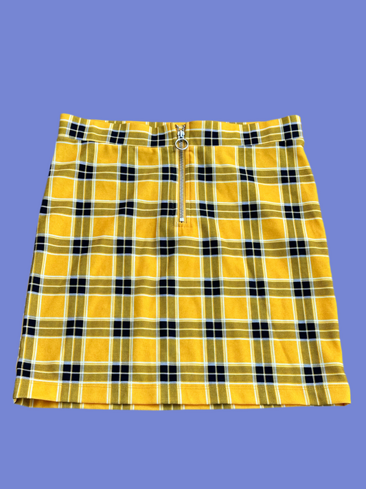 EMPIRE: Cookie's Yellow Plaid H&M Skirt (S)