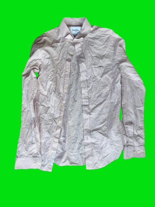 SILICON VALLEY: Holden’s HERO GOODFELLOW Stripe Button Down Shirt (S)