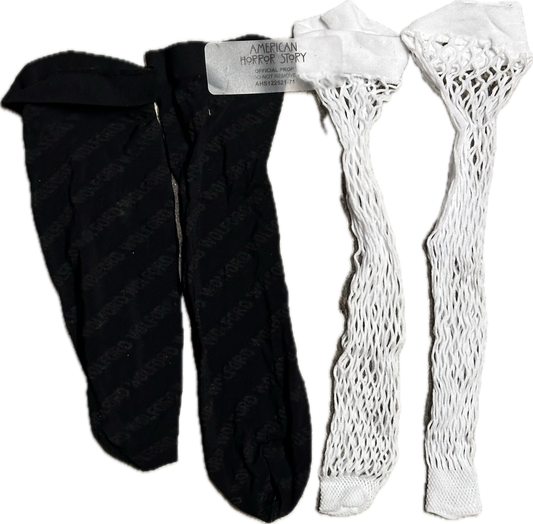 AHS Hotel: The Countess' See Through b&w Sock Set