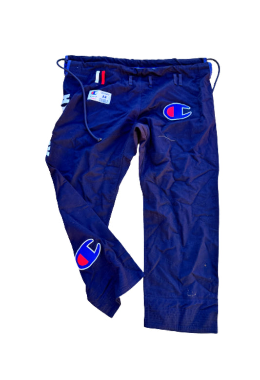 BALLERS: Spencer's CHAMPION Karate Gi Blue Pants (A4)