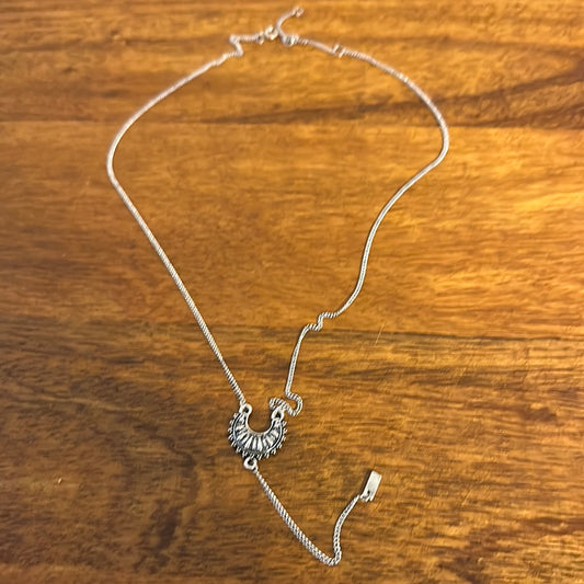 BONES: Dr Brennan's charm Silver Necklace