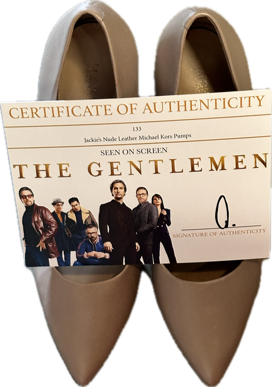 The Gentlemen: Jackie’s MICHAEL KORS Brown High Heel Shoes (10)