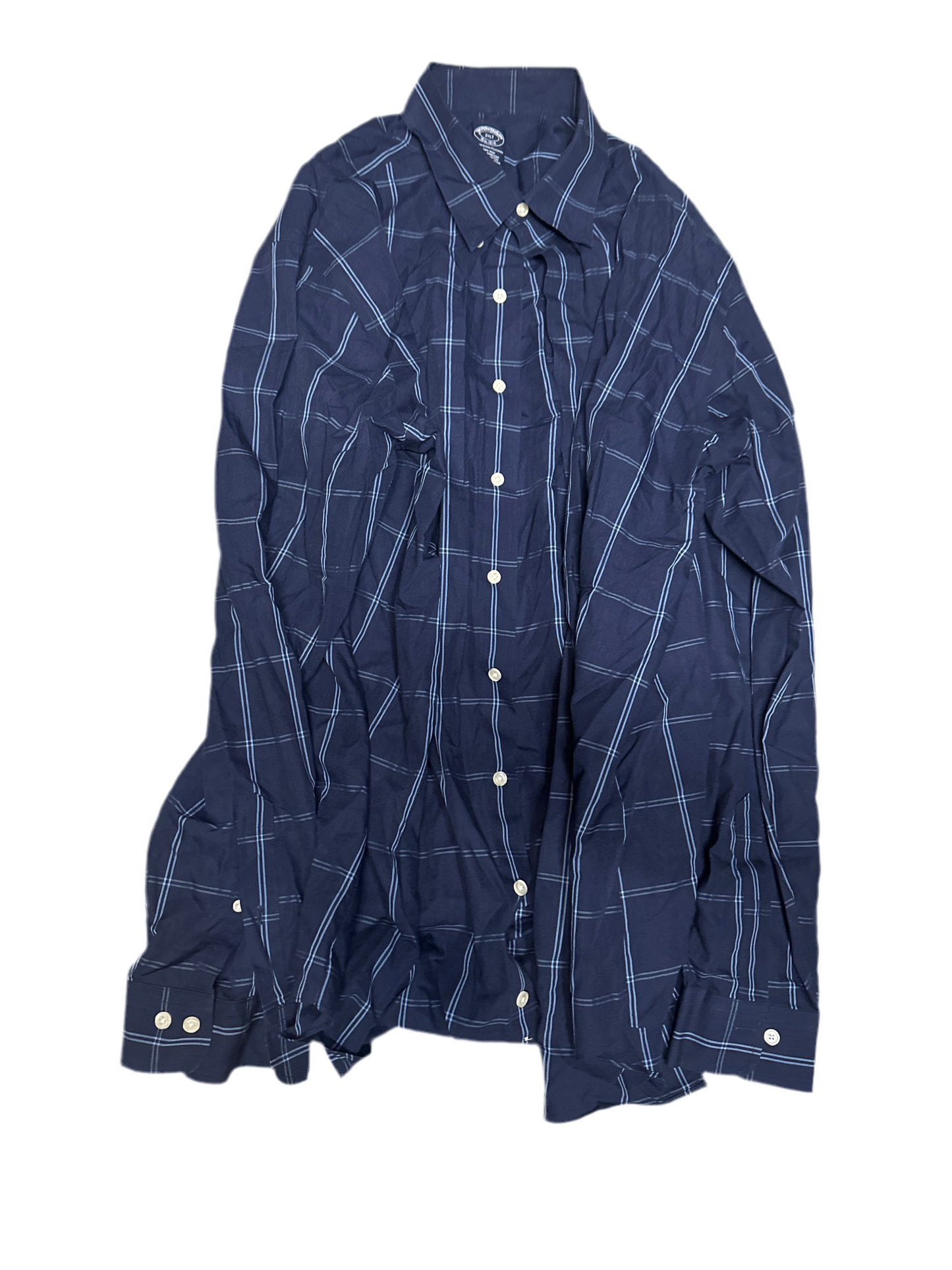 BALLERS: Spencer's BROOKS BROTHERS LS button collar Shirt (2XLT)